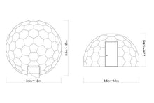 画像をギャラリービューアに読み込む, AURA DOME - 世界初のフレームのない透明のドーム。【資料請求商品】